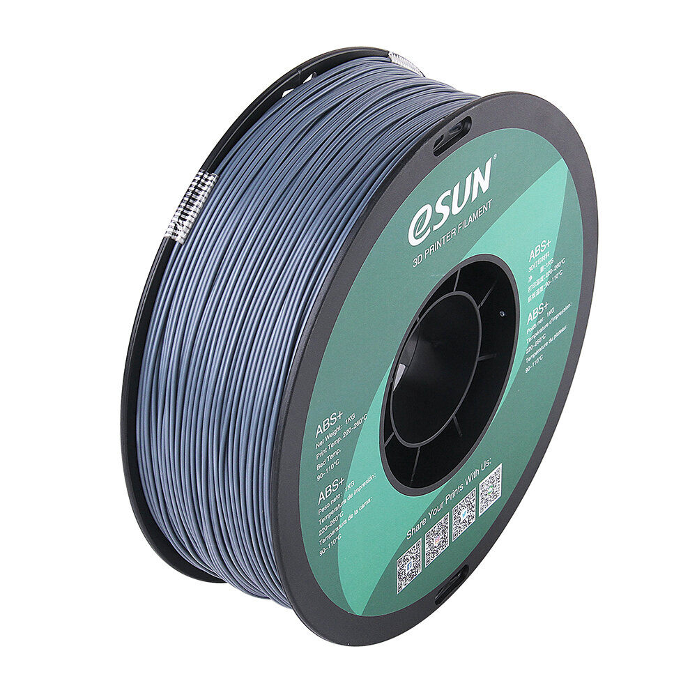 eSUN® ABS+ 1KG 3D Printing Filament 1.75mm ABS 3D Printer Filament Vacuum Packaging 1KG 2.2 LBS Spool 3D Printing Materials